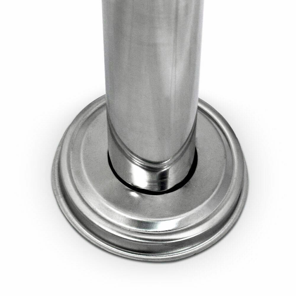Dvojitá poštovní schránka na dopisy 2ks Volně stojící na sloupku inox M16782(2x16442+13663)